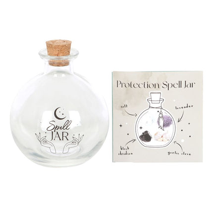 *10cm Glass Spell Jar with Spell Recipe Booklet (6/24)