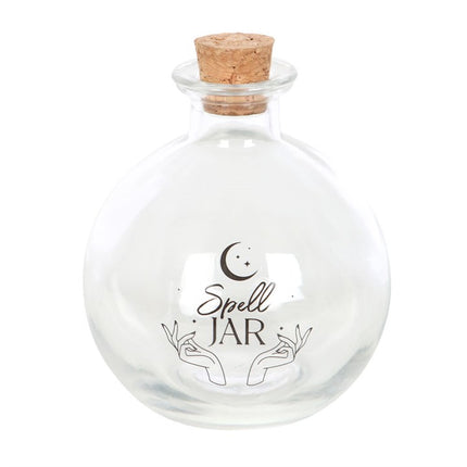 *10cm Glass Spell Jar with Spell Recipe Booklet (6/24)