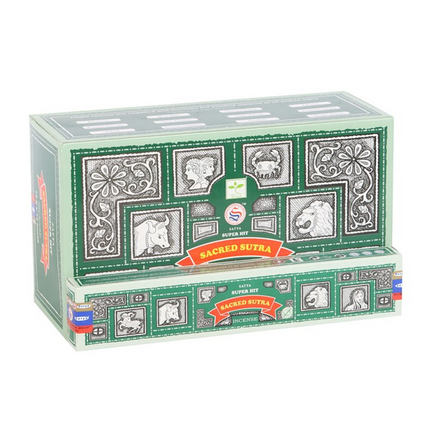 Set of 12 Satya Superhit Sacred Sutra Incense 15g (12/50)