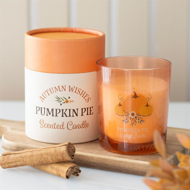 Autumn Wishes Pumpkin Pie Candle