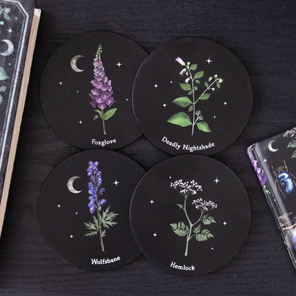 Poisonous Plants Coaster Set